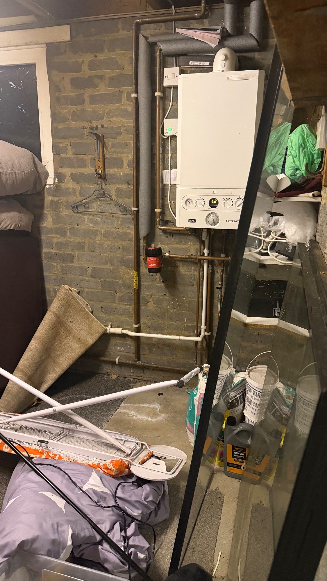 Customer photo of a garage, shed or loft job, about a full van