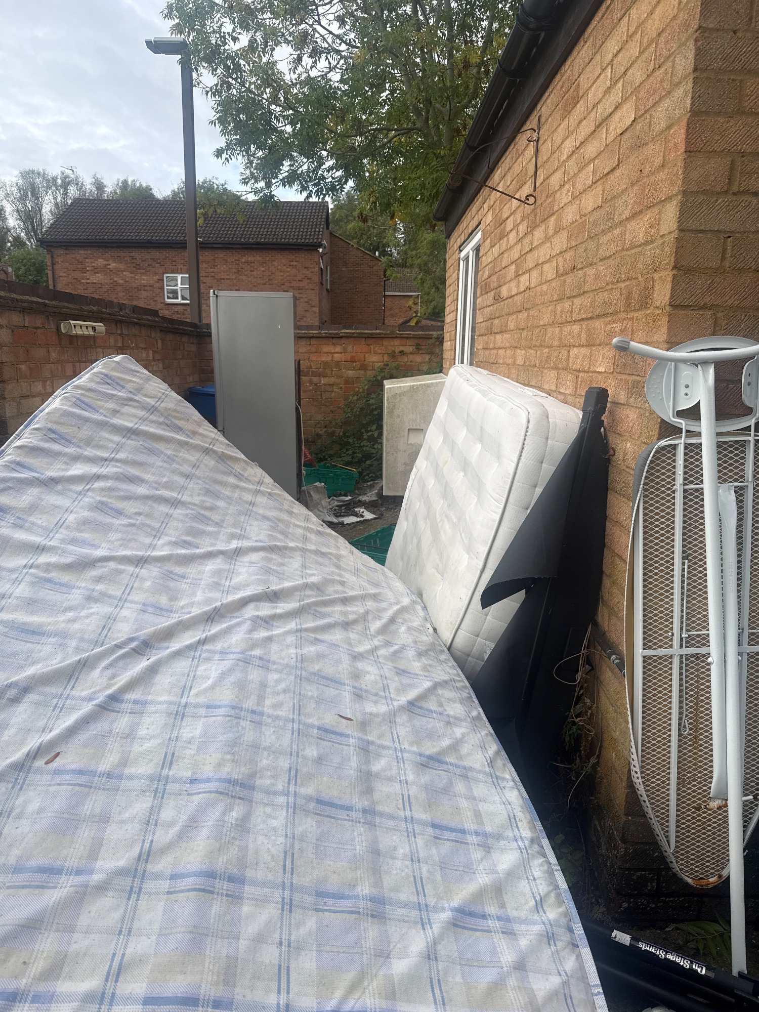 Customer photo of a garden clearance job, about a full van
